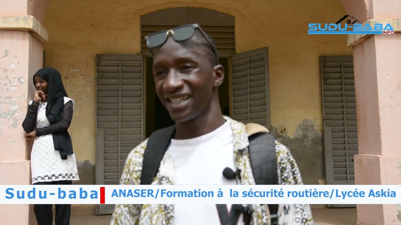 #ANASER: Campagne de sensibilisation à la circulation routière lycée #Askia Mohamed de Bamako