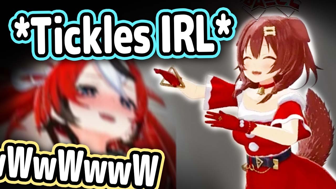 Korone Tickles Bae IRL and Yells "Go To Hell Baby!" In English...【Hololive】