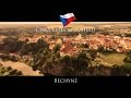 Drones eye view of bechyn town