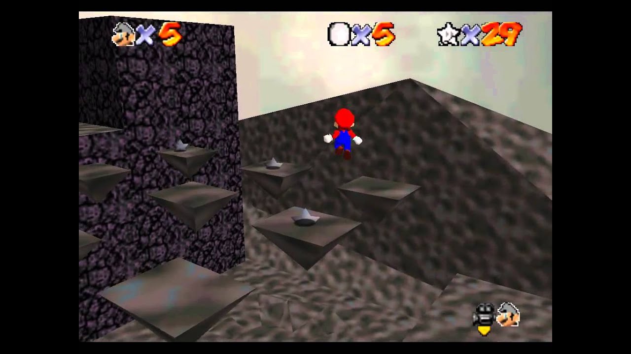 Super Mario 64: Shining Stars Walkthrough - 3-6: Trickier Triangles ...