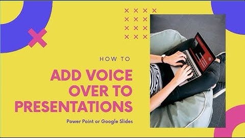 How to do a voiceover on PowerPoint