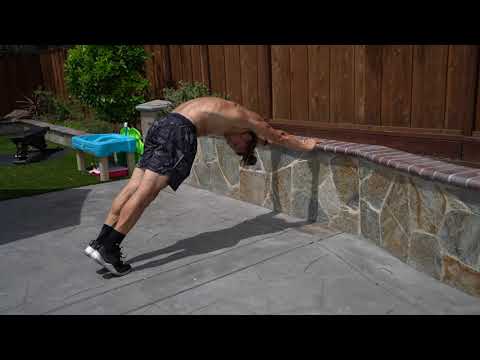 Wall Press Scapular Push Ups