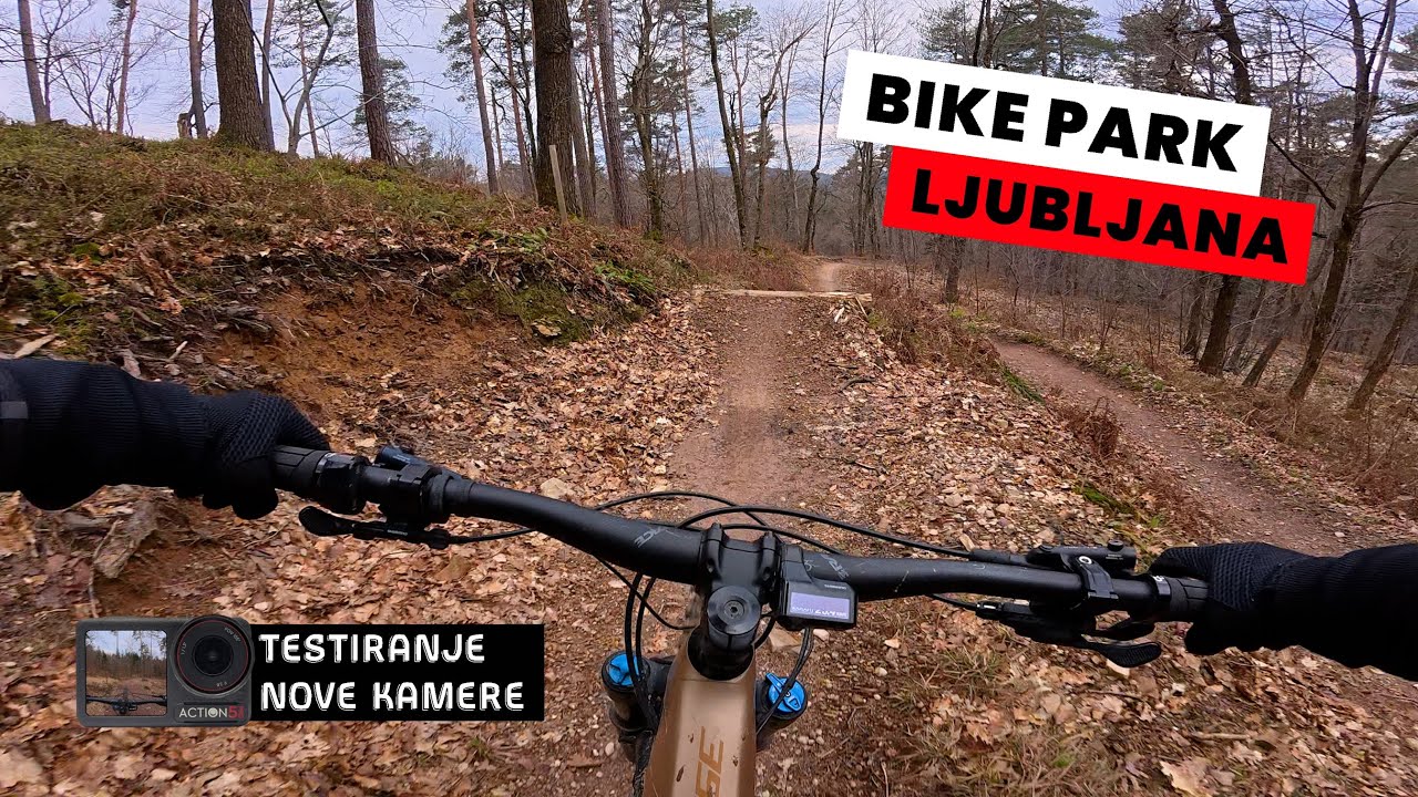 MTB Bike park Ljubljana: testiranje nove kamere