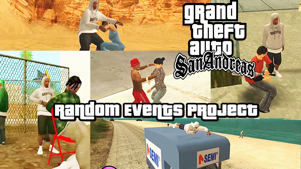 GTA San Andreas Random Events Project Mod Showcase Gameplay - YouTube