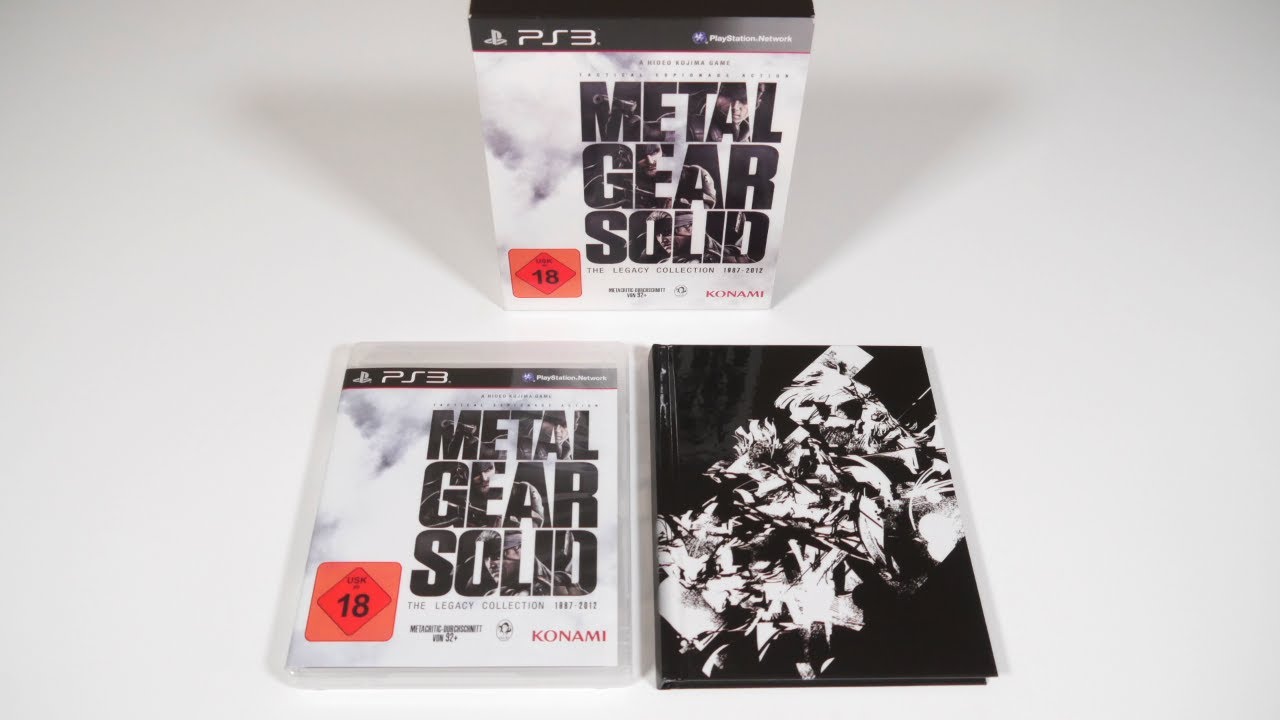 Metal Gear Solid The Legacy Collection Unboxing - YouTube