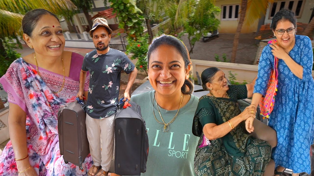 finally Mari ben ghar wapis aa gai aur swagat mein koi kami nahi rahi !