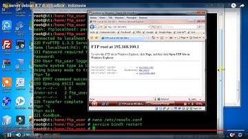 ftp server debian 8 virtualbox 100% work
