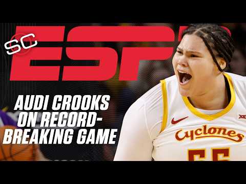 Audi Crooks STANDS ON BUSINESS after 47-PT game 🗣️ 'No one can guard me yet!' | SportsCenter