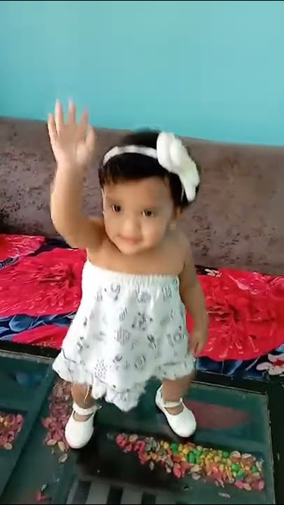 #Ishq Mein Dilbar didi na song video #cute baby dance #baby biral status short video