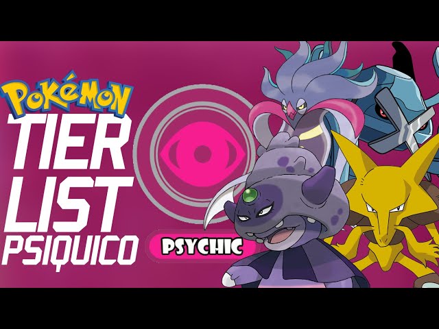 ◓ Pokémon do tipo Psíquico — Psychic type