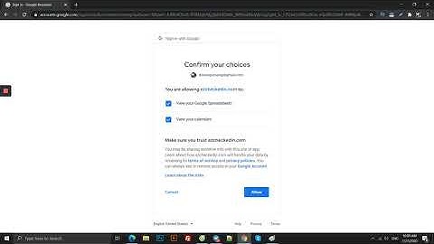 Video shows the OAuth grant process (EZcheckedIn)