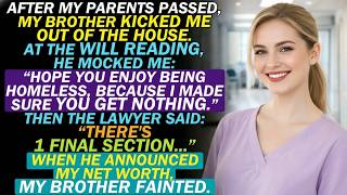 After My Parents Died, My Brother Kicked Me Out Of The House, But At The Will Reading