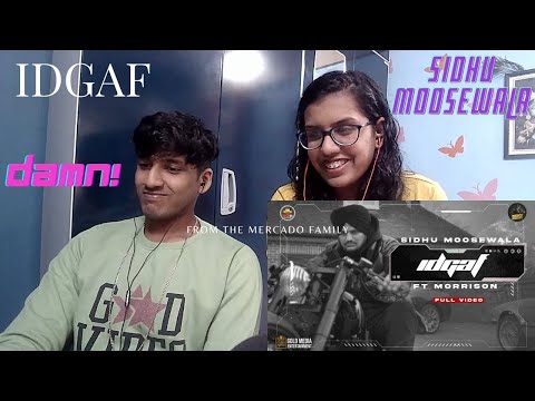 IDGAF Sidhu Moose Wala | Morrisson | Steel Banglez | TheKidd | SukhSanghera | Moosetape | REACTION