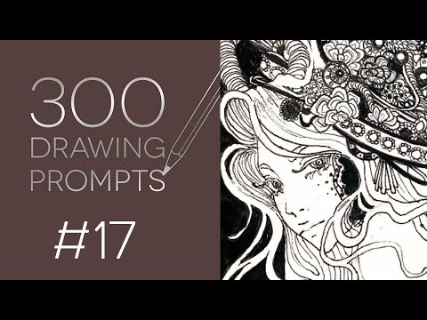 300 Drawing Prompts- [17] Psychedelic Portal