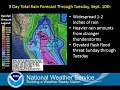 Increased Heavy Rain Threat Sunday - Tuesday across Arizona