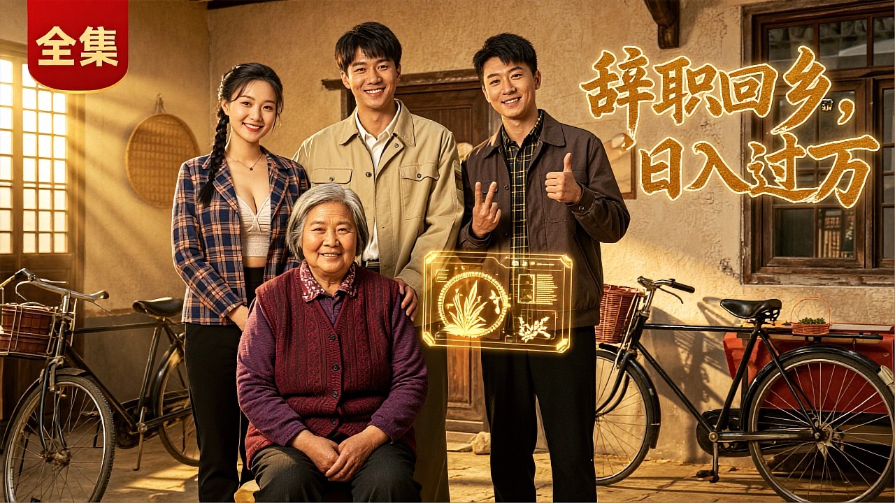 《辭職回鄉，我靠草藥系統日入過萬》💖帶動鄉親一起挖藥？短短時間身價百萬？# 共同致富 #日入過萬