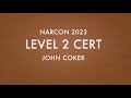 How to Build Your Level 2 Certification Rocket