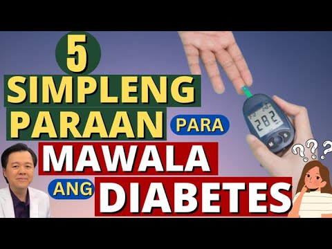 5 Simpleng Paraan Para Mawala ang Diabetes. - By Doc Willie Ong (Internist and Cardiologist)