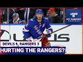 Is J.T. Miller HURTING the Rangers?? Blueshirts ASLEEP in 6-3 loss to the Devils!!