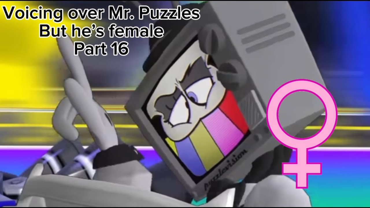 Озвучка Мистера Паззла, но он женского пола. Часть 16