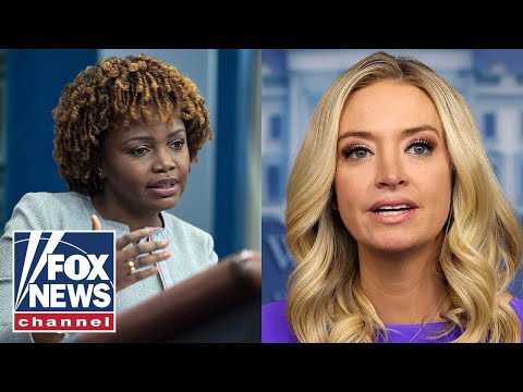 Kayleigh mcenany: karine jean-pierre has dodged for an entire year