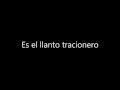 Los Temerarios-  Dice Adios Tu Mano Al Viento (Lyrics/Letras)