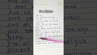Headlights - Alan Walker (lyrics)#viral