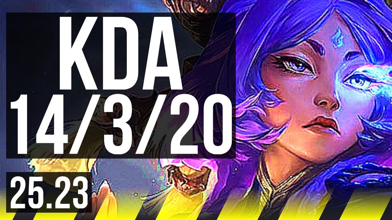 YUNARA & Taric vs ASHE & Seraphine (ADC) | 14/3/20 | KR Master | 25.23