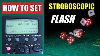 High Speed Photography - Stroboscopic Flash settings for stroboscope light