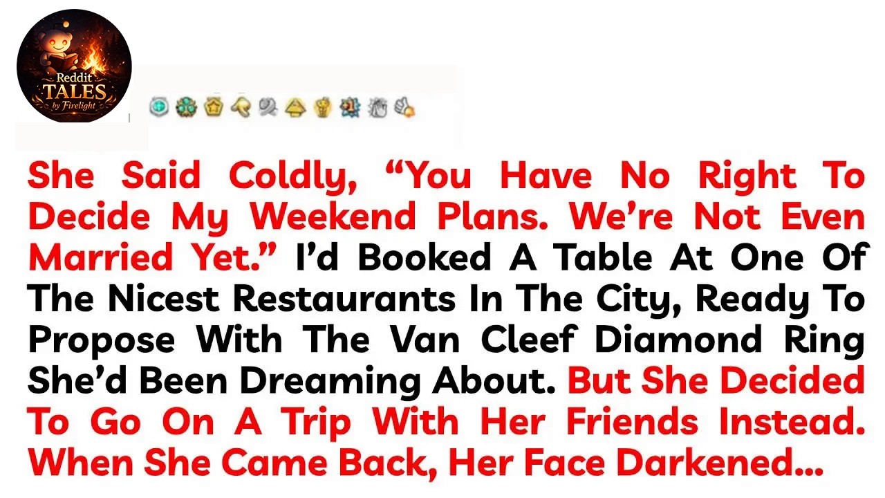 She Said Coldly, “You Have No Right To Decide My Weekend Plans  We’re Not Even Married Yet ” I’d