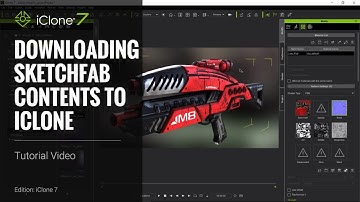 iClone 7 Tutorial - Three PBR Workflows for Sketchfab Download