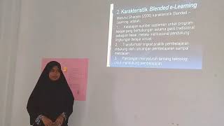 Teknologi media pembelajaran dalam blended e-learning.