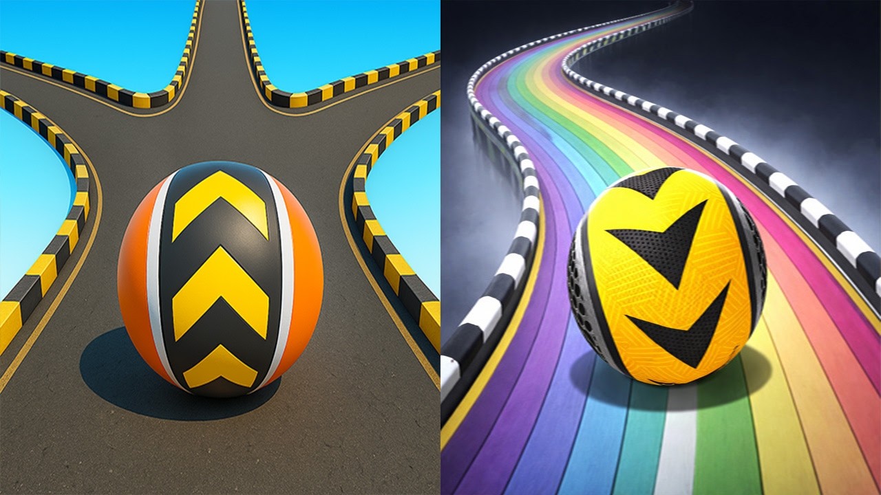 City Ball Run VS Rolling Ball Sky Escape - All Levels Android iOS Gameplay Ep 1