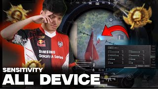 BEST SENSITIVITY FOR PUBG MOBILE IN 2024 | AE ROSEMARY SENSITIVITY AND CONTROL SETTINGS