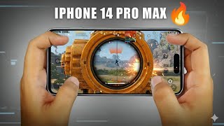 IPHONE 14 PRO MAX HANDCAM IN 2026🔥/Super Smooth+120 FPS PUBG Gaming Test😍
