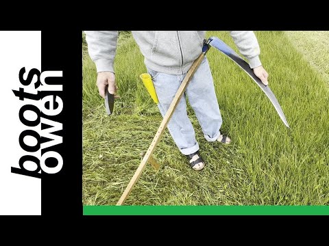 Mowing with an Austrian scythe #asmr