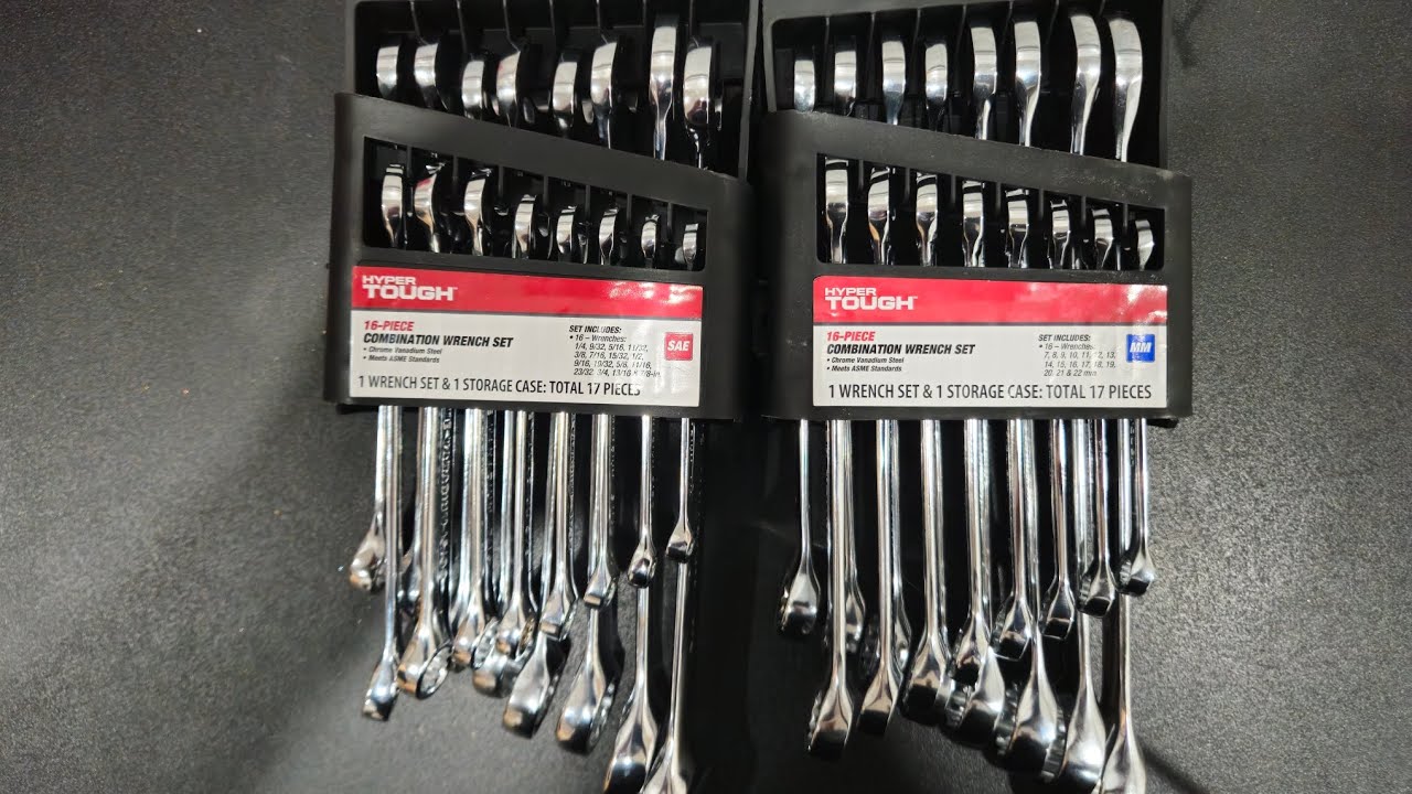 Набор комбинированных гаечных ключей Hyper Tough из 16 предметов