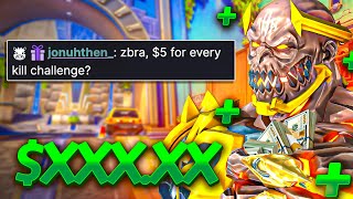 5 Dollars Per Kill Challenge