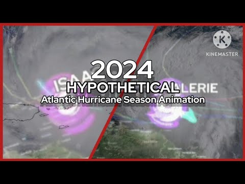 2024 Hypothetical Atlantic Hurricane Season Animation V.2 - YouTube