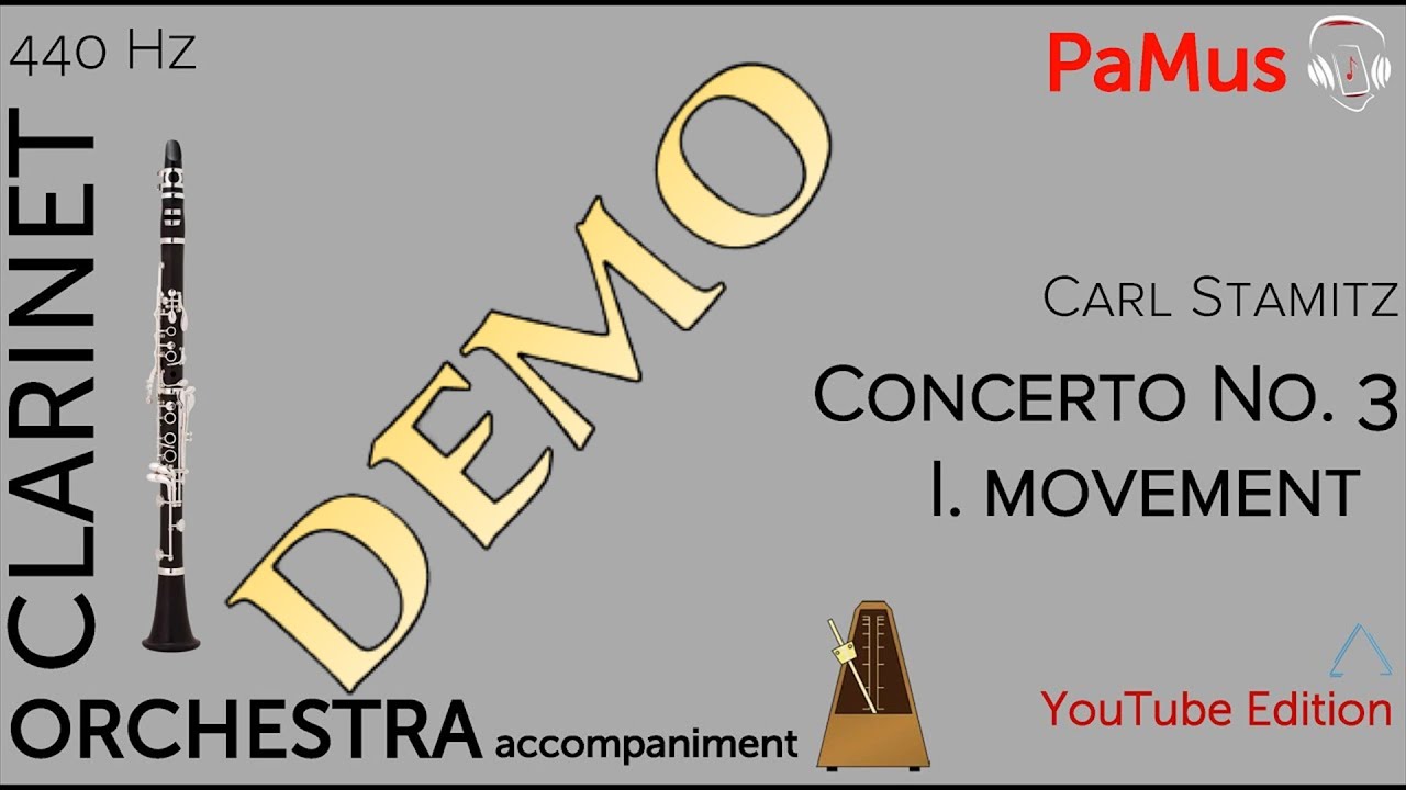 Johann Stamitz Concerto in Bb major 1st movement orchestra version YouTube