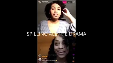 Jada Amor And Steph on instagram Live Together Expose Blackcharcoal about cheating