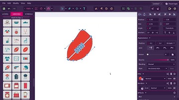 How to use the built-in vector clipart library in Gravit Designer (Corel Vector)