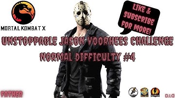 Unstoppable Jason Voorhees Challenge: Normal Difficulty #4 | Mortal Kombat X Mobile