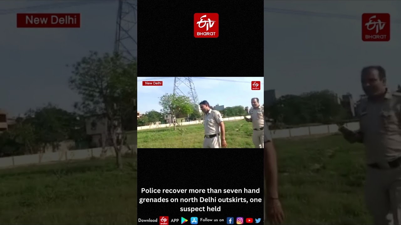 Police recover more than seven hand grenades on north Delhi outskirts, one suspect held 1