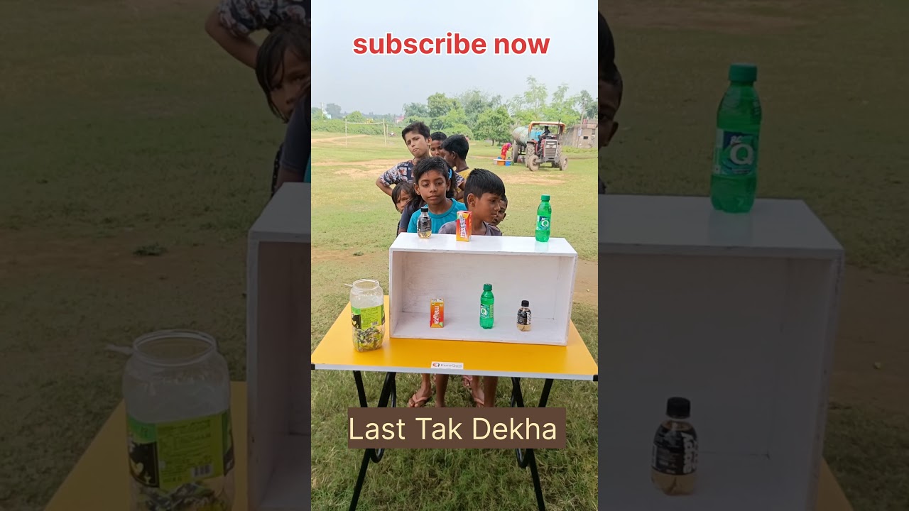 Fruits juice bottle matching game viral video 4