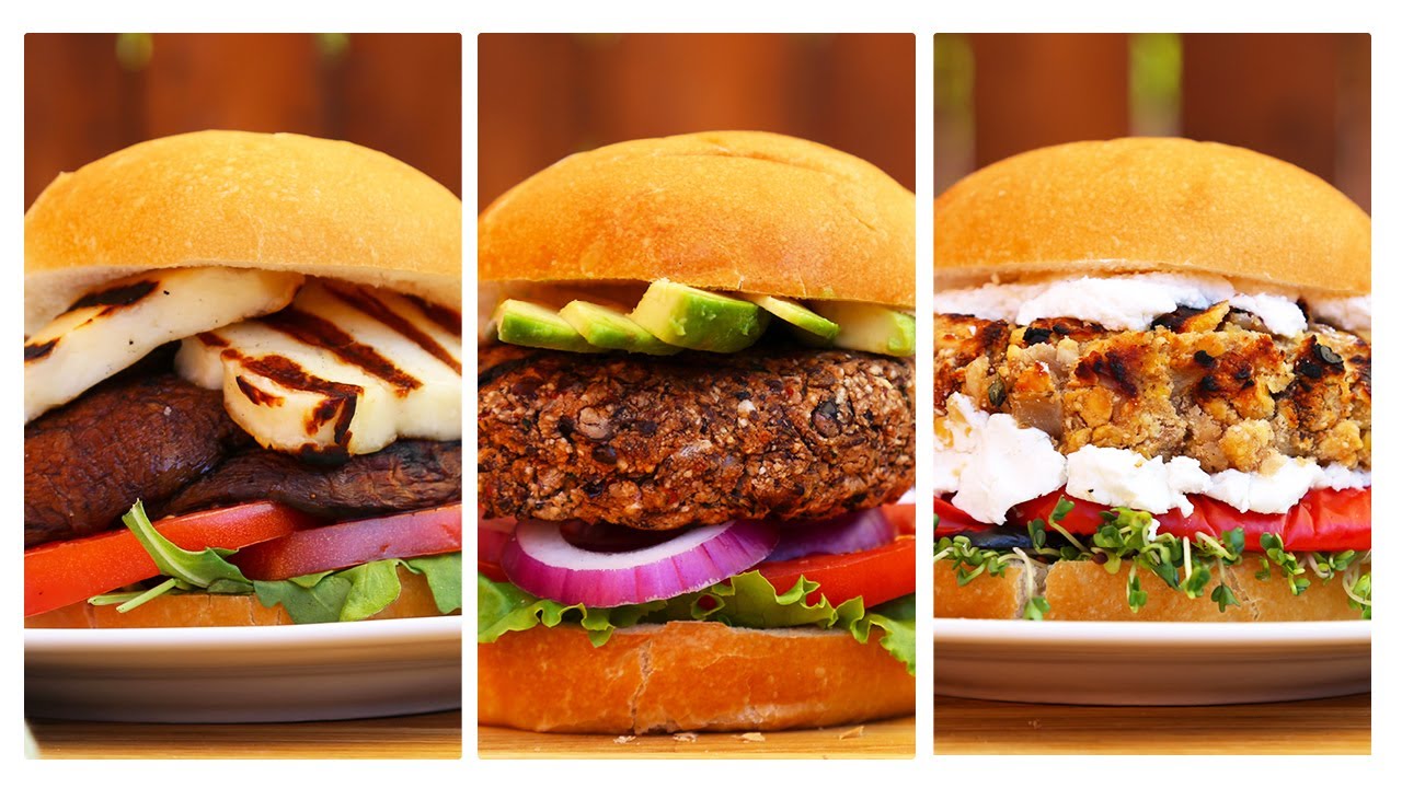 3 Incredible Veggie Burger Recipes! | The Domestic Geek