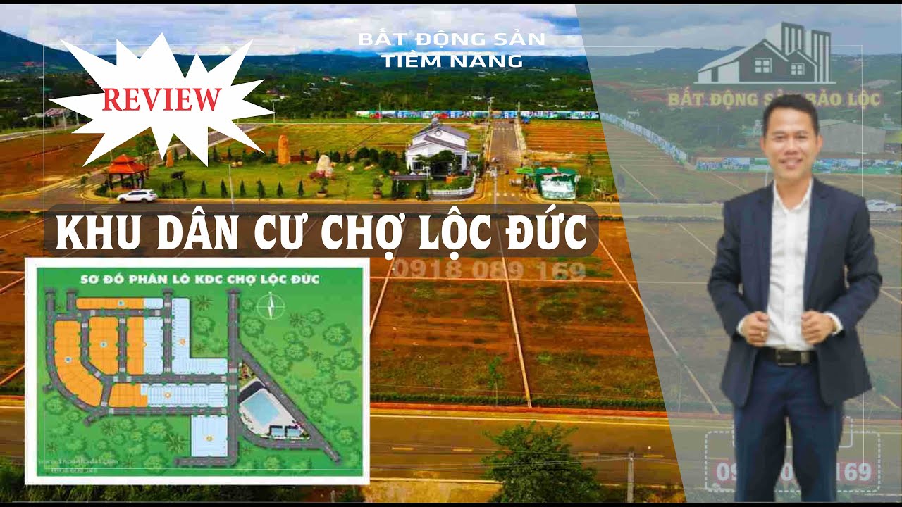 Khu dân cư chợ Lộc Đức Bảo Lâm Lâm Đồng giá F0 CDT l... - youtube
