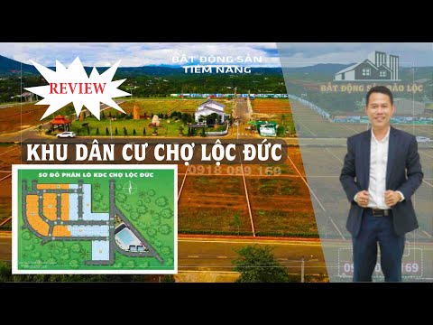 Video Khu dân cư chợ Lộc Đức Bảo Lâm Lâm Đồng giá F0 CDT l... - youtube