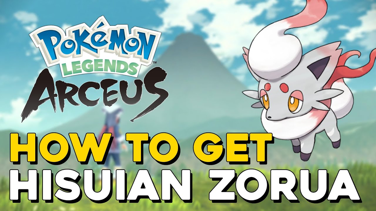 Pokemon Legends Arceus How To Get Hisuian Zorua - YouTube