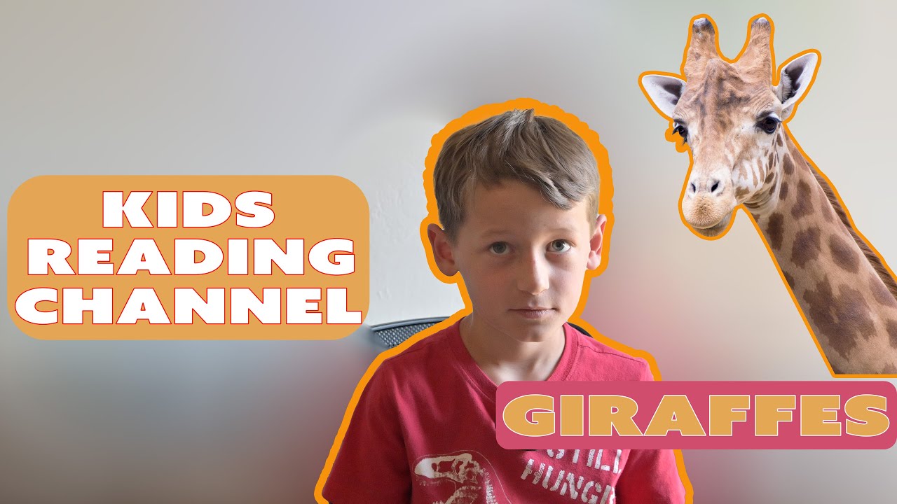 Giraffe Reading Book